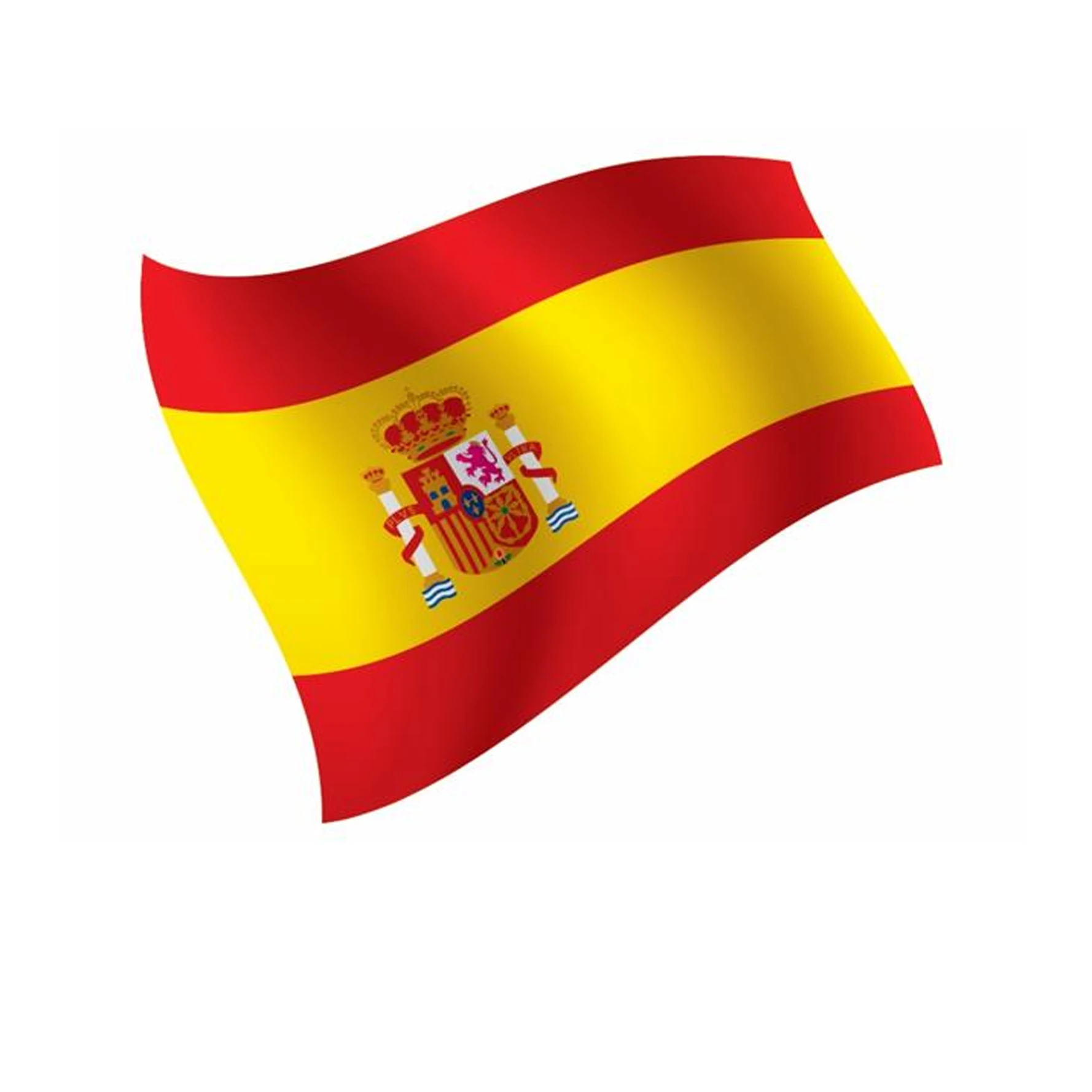 Factory Printed Polyester Campaign Cheap Outdoor Flying Red Yellow National Spanish Flag