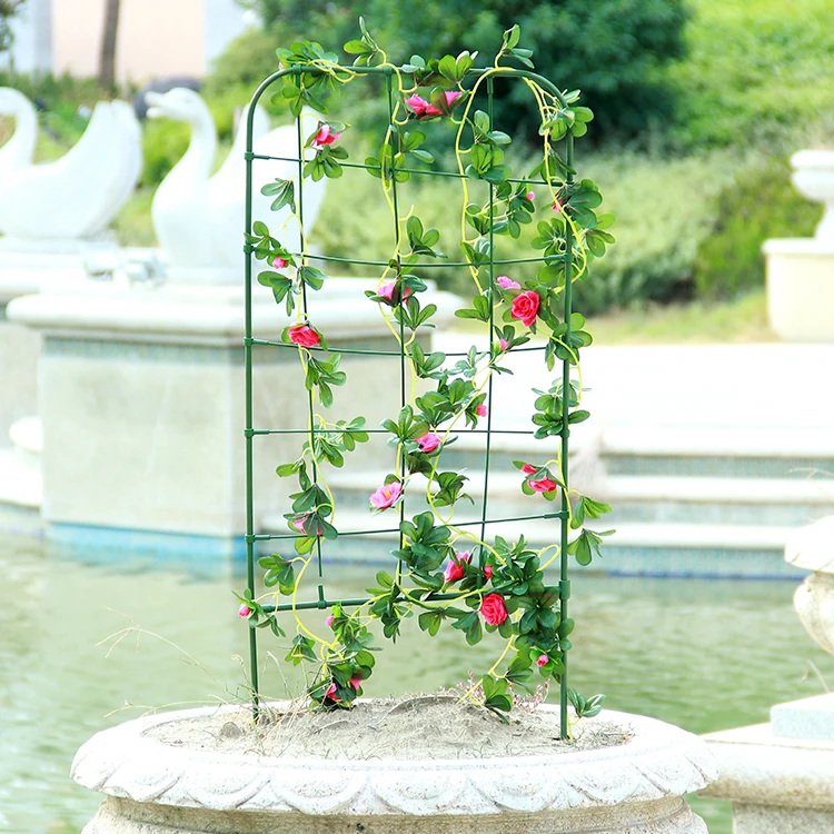 Mini Climbing Flower Potting Frame Diy Garden Support For Potted Growing Plant