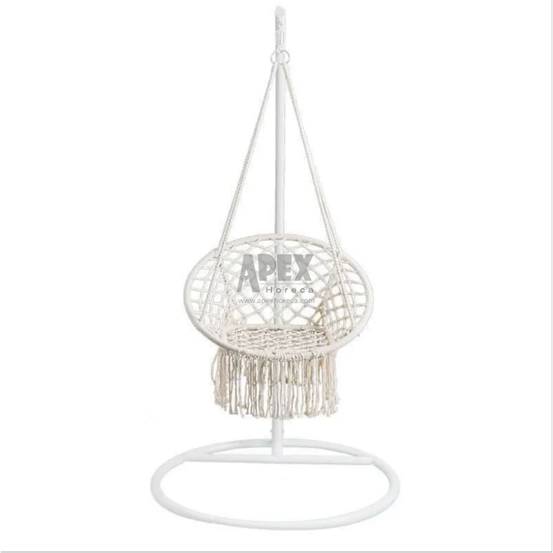 Latest Swing Chair Hammock Chair with Large Hanging Swing Chair  for Indoor & Outdoor Use w/Backrest