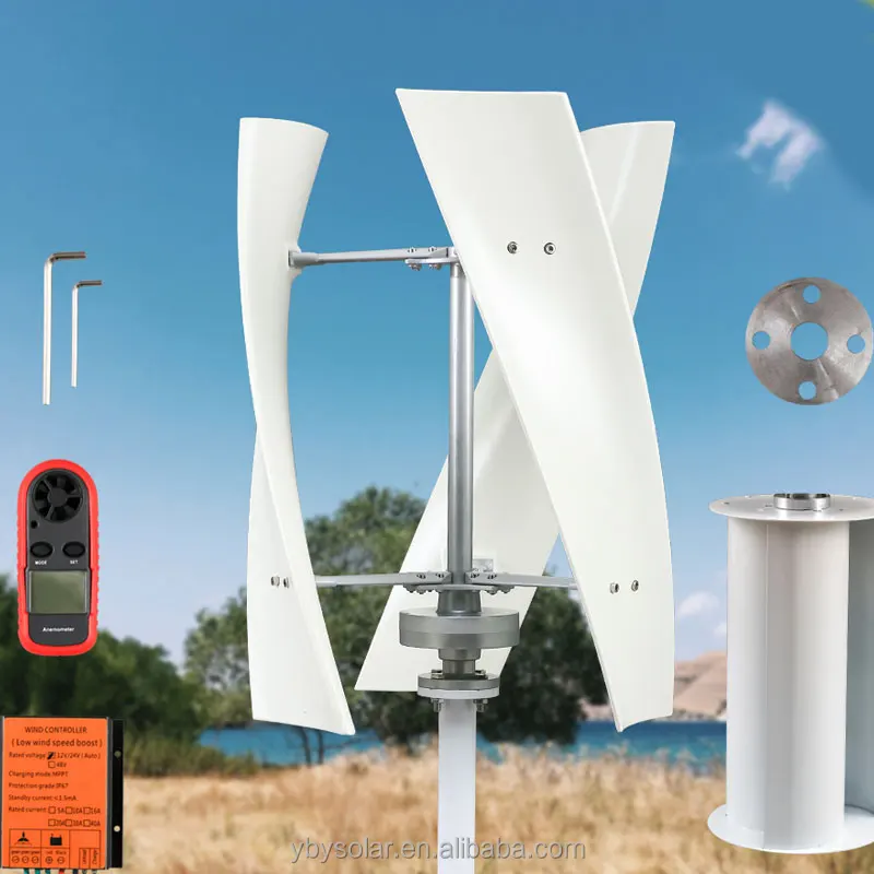 Wind generator turbine free energy power turbine 12v 24v 48v 96v vertical coreless windmill for home power supply