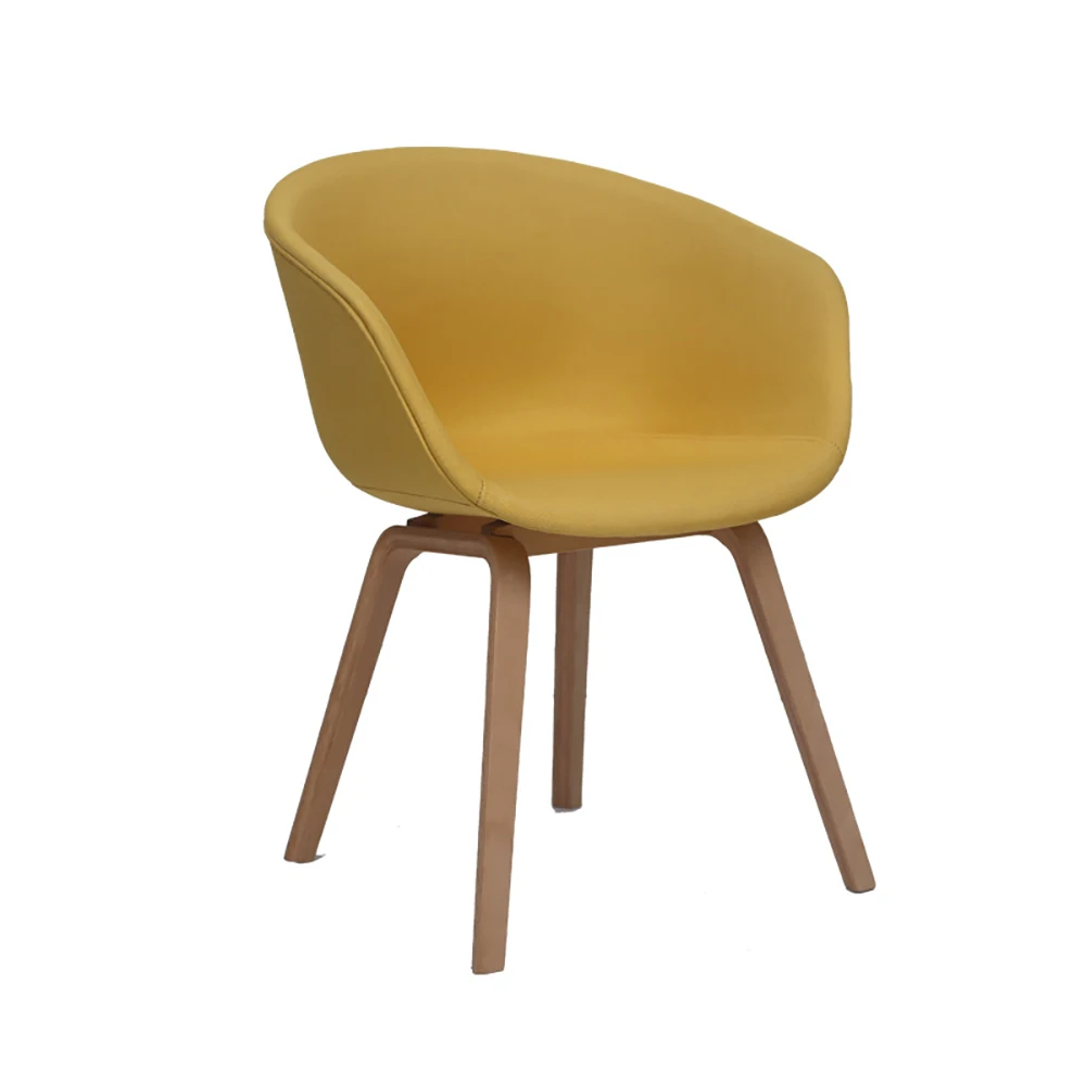 Living Room Furniture Sillas De Comedor Designer Scandinavian Dining Chair with Metal Leg