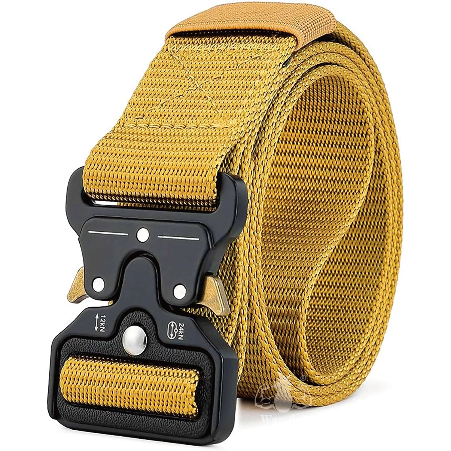 Quick Release Buckle Work Tool Belt black metal buckle Combat Waist tactical Belt