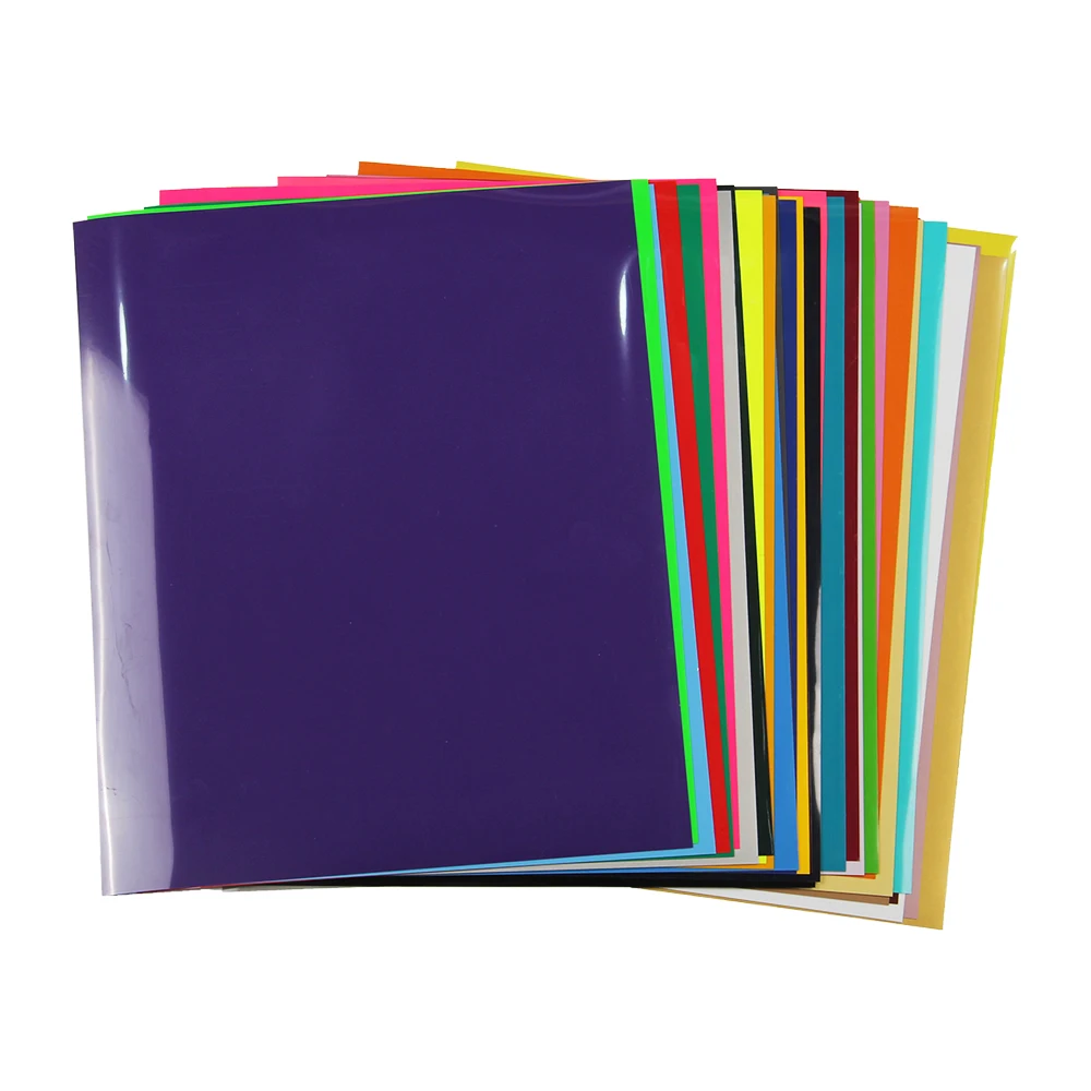 pu printable flex heat transfer vinyl sheets custom size for sportswear stripe