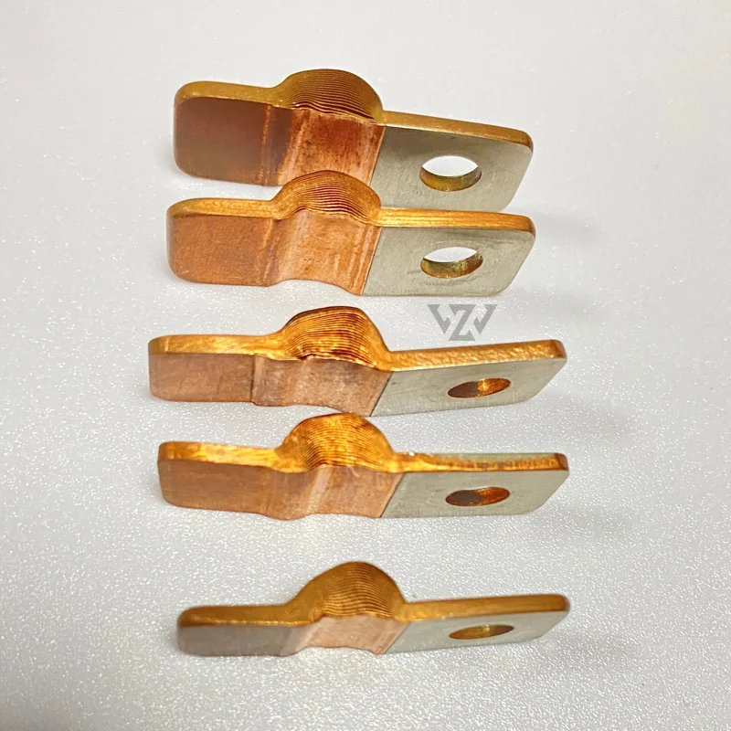 Customizable Flexible Electric Hole Bending Pure Laminated Copper foil Bus Bars for Lifepo4 Battery