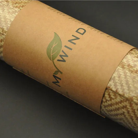 New Design Free Sample MYWIND Beige Indian Tan Japanese Style Paper Weaving Grasscloth Home Decoration Wallpaper