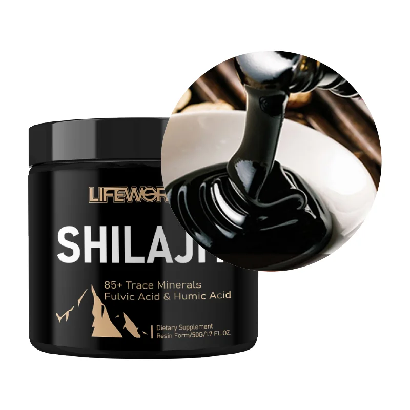 Lifeworth shirajit resin himalayan 85+Fulvic acid trace mineral supplements supports the metabolic immune system