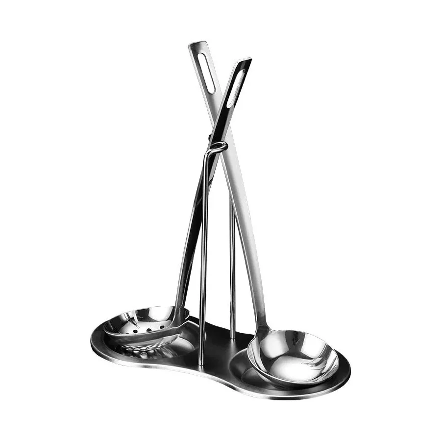 Stainless steel spoon rack hot pot spoon rack hotel kitchen soup rack stainless steel drain kitchenware