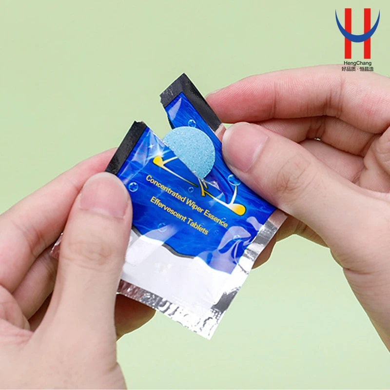 Hot selling soluble car eco window auto windshield glass cleaning wiper effervescent tablets