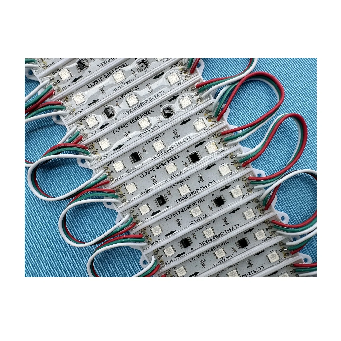LED Module WS2811 Magic Addressable SMD 5050 LED Back Light Module DC12V 3 Led WS 2811 Full Color in Stock Ready to Ship