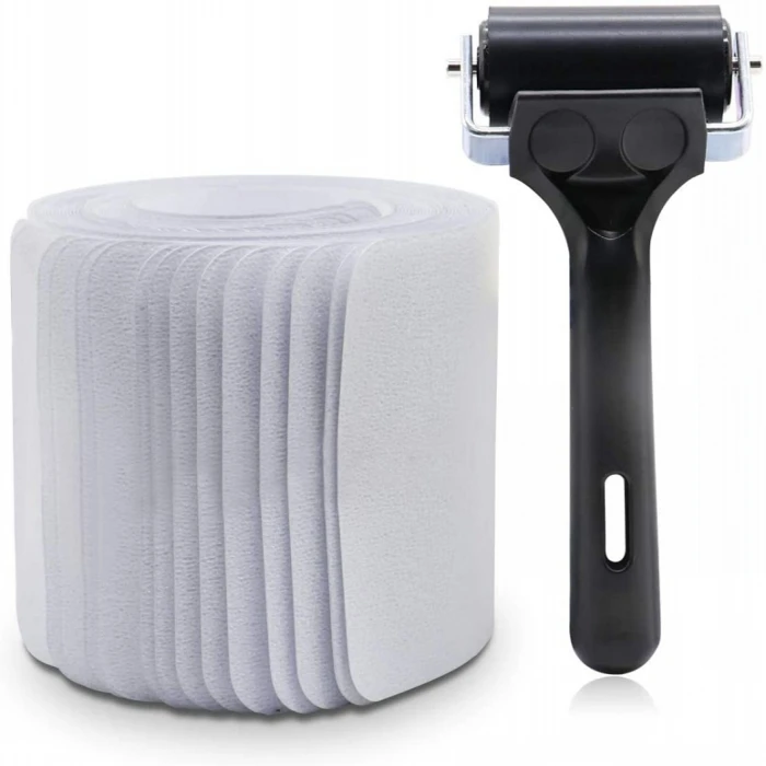 Pre-cut Adhesive Non-Slip Stair Tread with Tape Roller tool