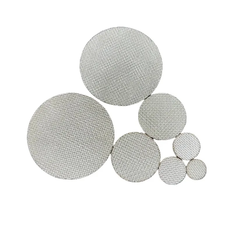 20 Micron Porous Inconel 316 Stainless Steel Powder Sintered Membrane Disc Filter 0.22 50 Micron Stainless Steel Filter