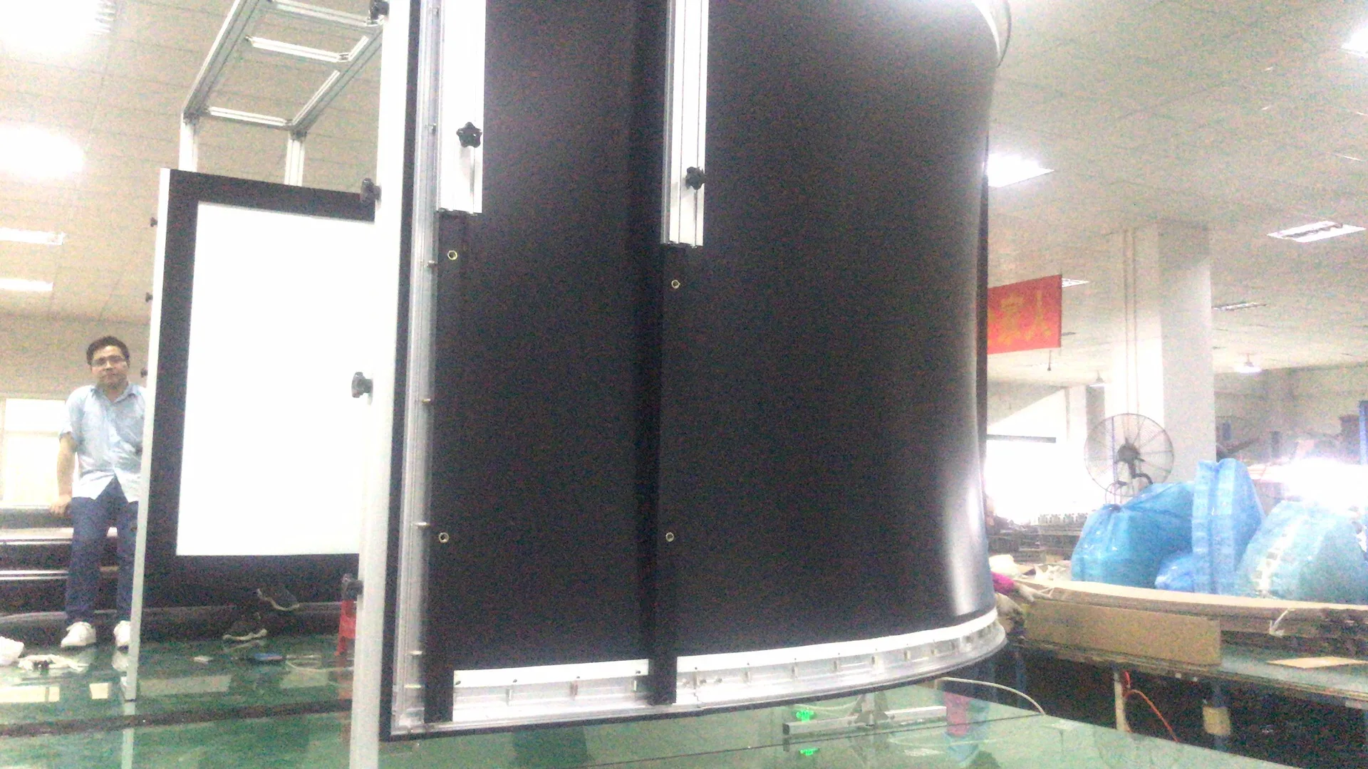 180 дюймовый тонкий изогнутый 3d серебристый экран проектора для кинотеатра 180 градусов экран для проектора