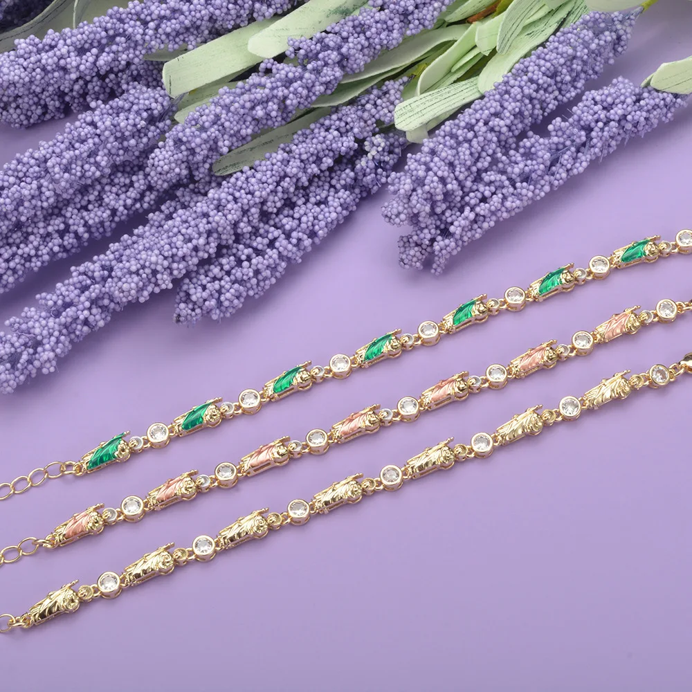 LOTOS JEWELRY fashion Father Saint Judas Religious Zircon Bracelet Fashion High Grade Bamboo Bracelet