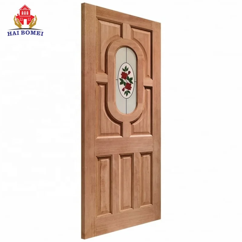 Luxury teak wood door front door for house with high quality