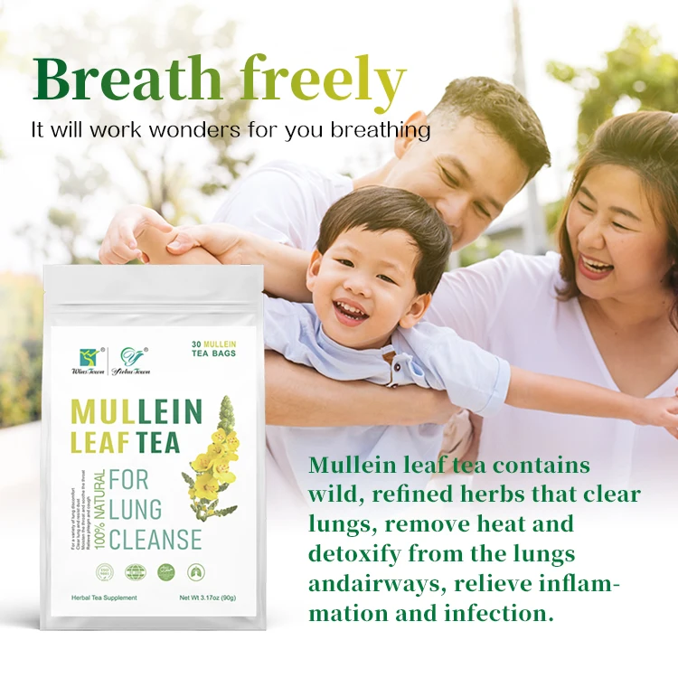 High quality natural herbal iaso Mullein leaves tea lung detox tea for body health