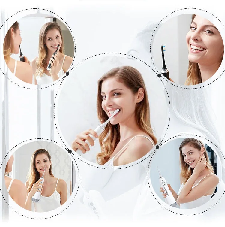 2022 умная перезаряжаемая Водонепроницаемая ультразвуковая вибрационная электрическая зубная щетка