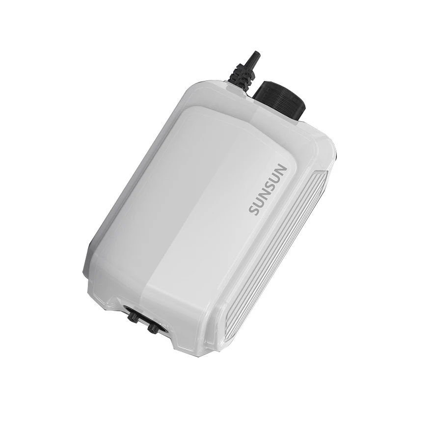 Manufacturer SUNSUN APQ Series Adjustable Super Silent 2 Outlet Air Aerator Aquarium Air Pump for Fish Tank