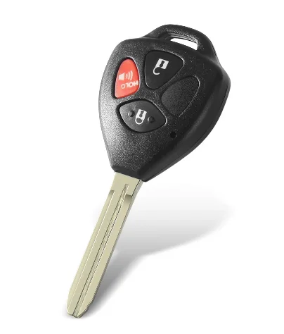 3 Buttons 312Mhz MOZB41TG Car Remote Key Shell With 4D67 Chip For Toyota Yaris Scion TC 2005 2006 2007 2008 2009 2010 Car Key