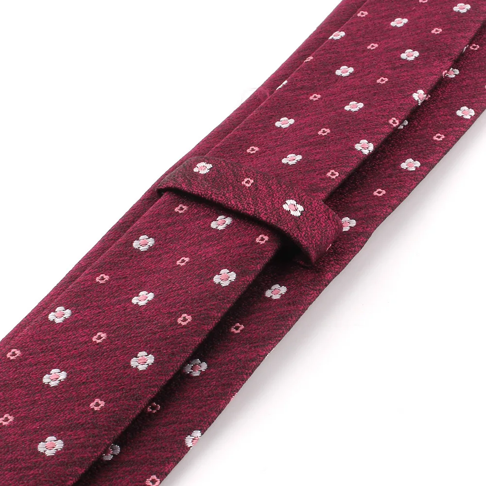 Custom Tie Red Wedding Neck Ties For Men Korean Fashion Skinny Slim Neckwear Floral Tie Suits Accessories Marriage Gravata Gifts