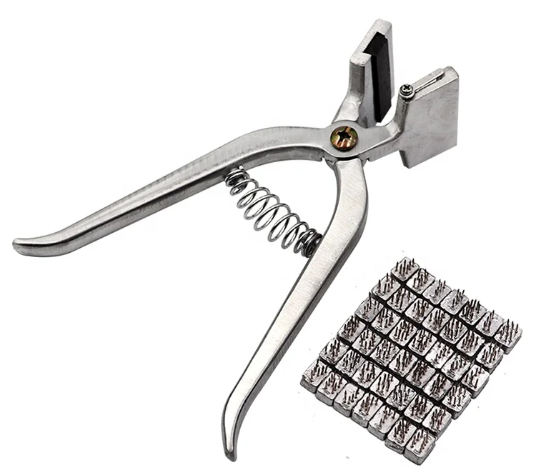 Высокое качество животных Идентификация уха татуировки плоскогубцы ветеринарный животный сплав