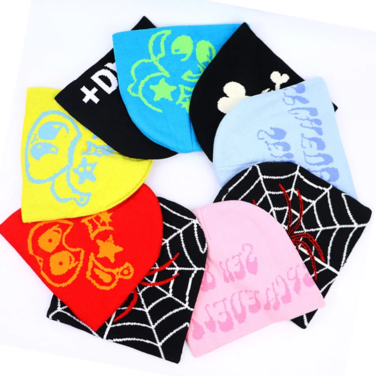 Производитель Qianzun зимние шапочки без манжет акриловые жаккардовые