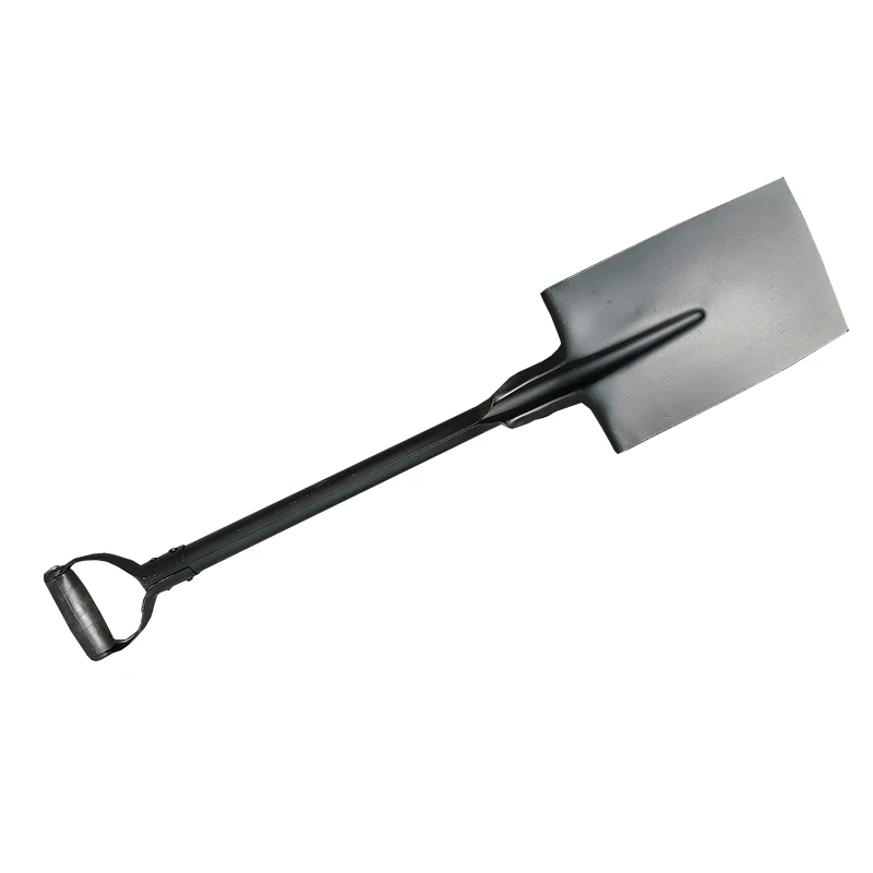 Factory Price Africa popular style S512 high carbon steel square spade shovel