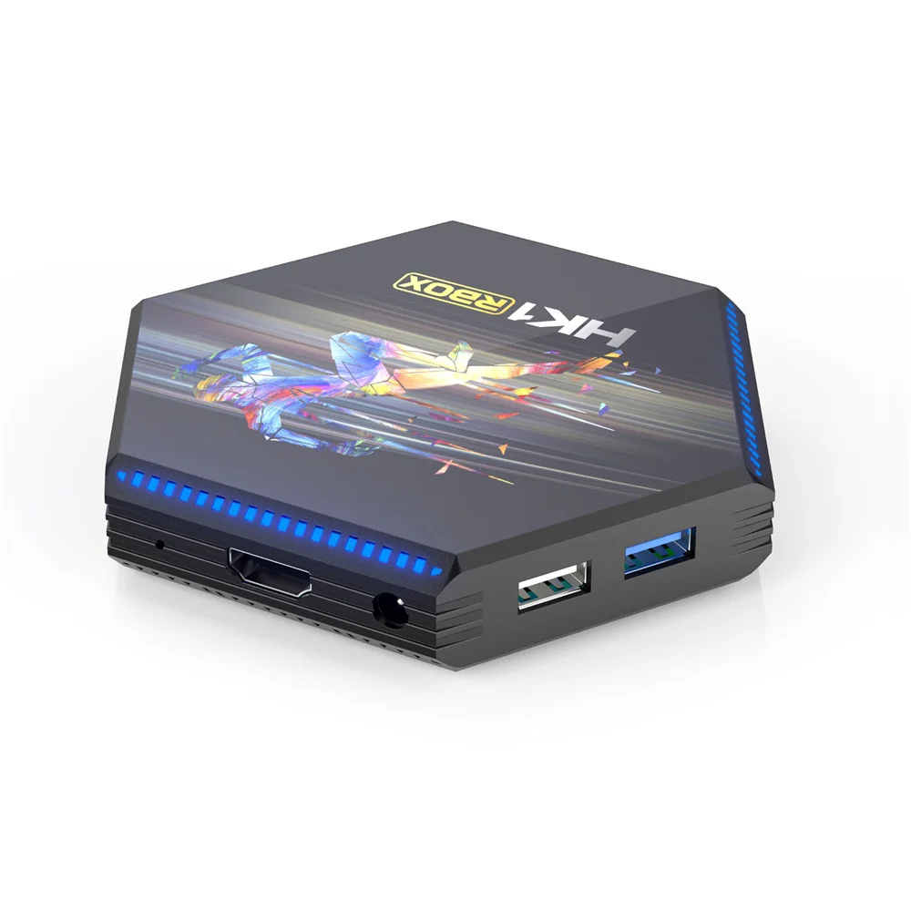 2021 Best android tv box HK1 RBOX R2 4gb  32gb   2.4g 5.8g dual wifi BT android 4k smart tv box  HK1 RBOX R2 RK3566
