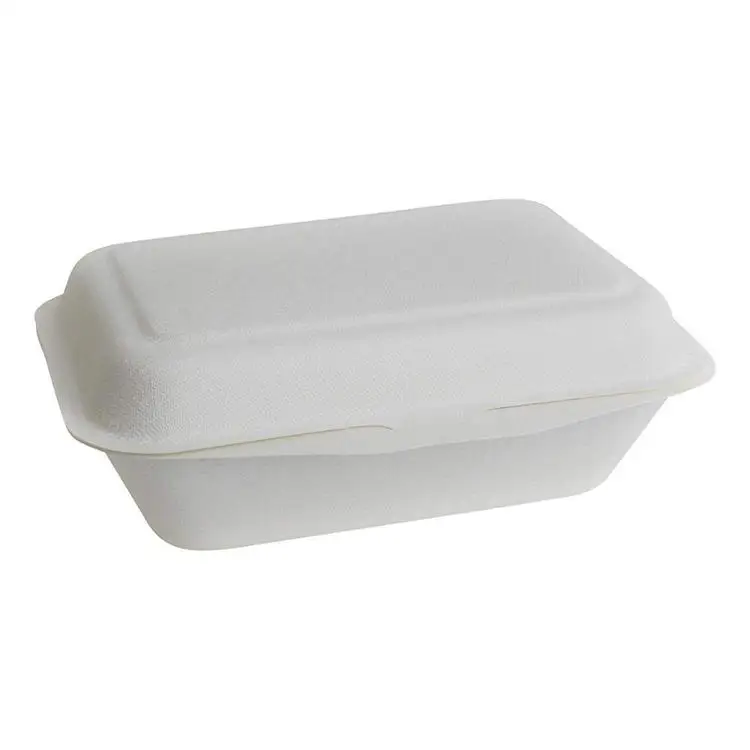 disposable Pulp paper Takeaway board lunch Food box Container