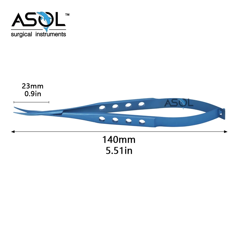 Customizable westcott tenotomy scissors 0.8mm blunt sharp made of quality titanium