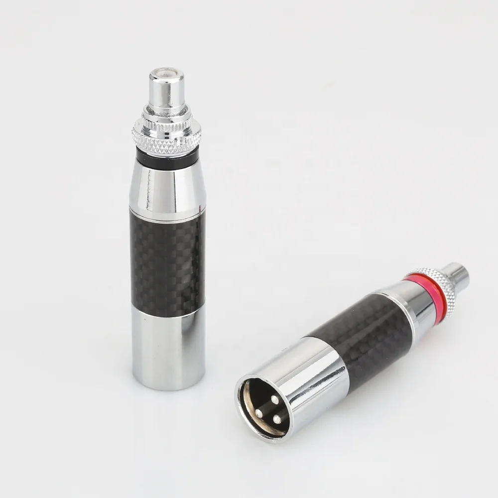 XLR 3 Pin Male to RCA Female Audio Jack Adapter Plug Connector RCA Phono Male Plug Audio Interconnects