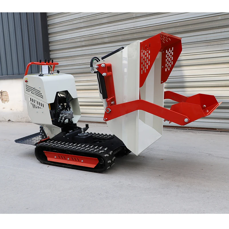 Small Crawler Dump 500KG 1000KG  Mini Dumper Garden Track Dumper Self-Loader