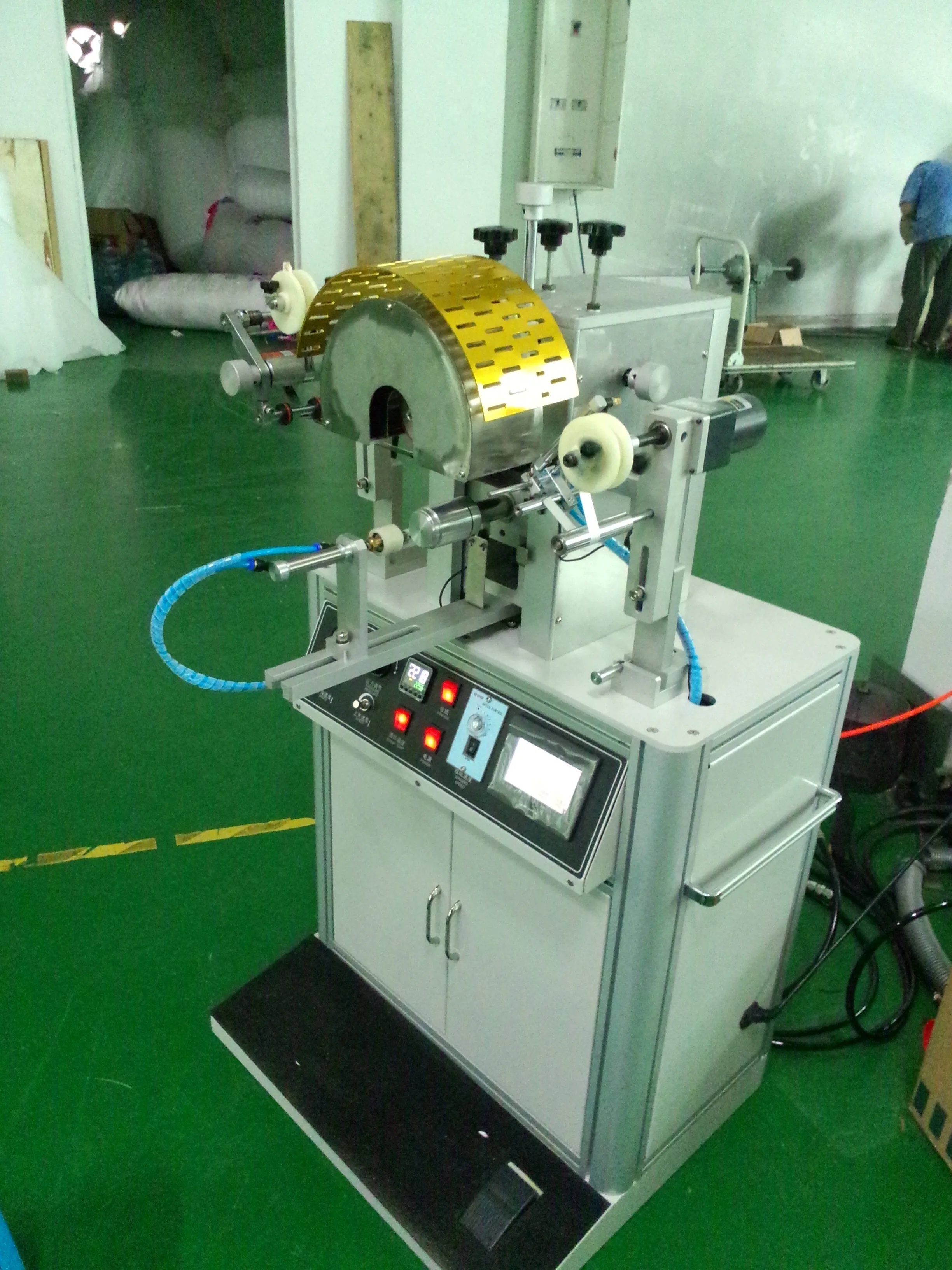 Plane And Cylindrical Foil Hot Stamping Press Transfer Machine For Plastic Cups Cosmetic Bottles Glass Bottles