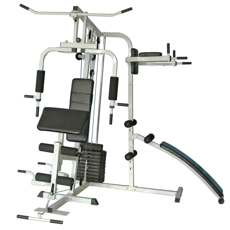 Whole Body Power Tower Fitness Single Multi Three 3 Station Home Commercial Gym Exercise Machine Multi Station with Bench Gym