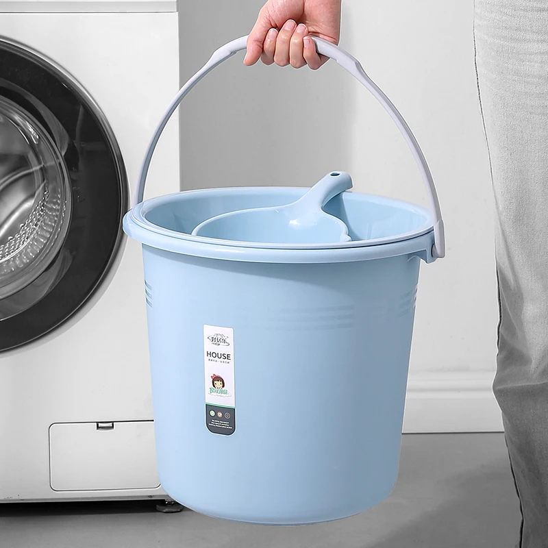 Wholesale cleaning 3-in-1 set clean three pieces portable water bucket wash basin and bailer set for bathroom toilet kitchen