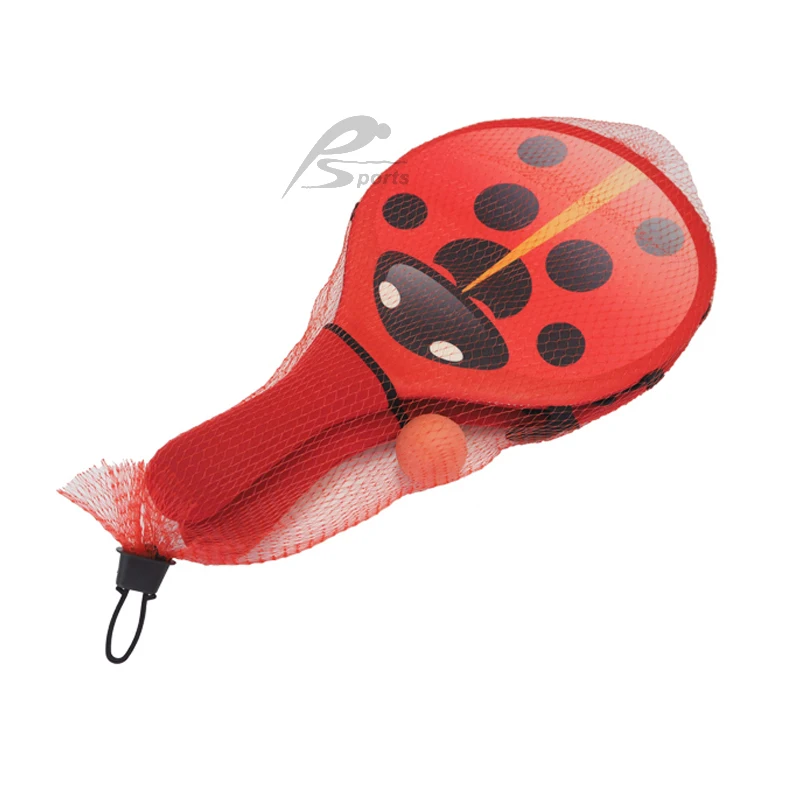 
Sport equipment coccinella shape tennis racket ball set beach paddle 