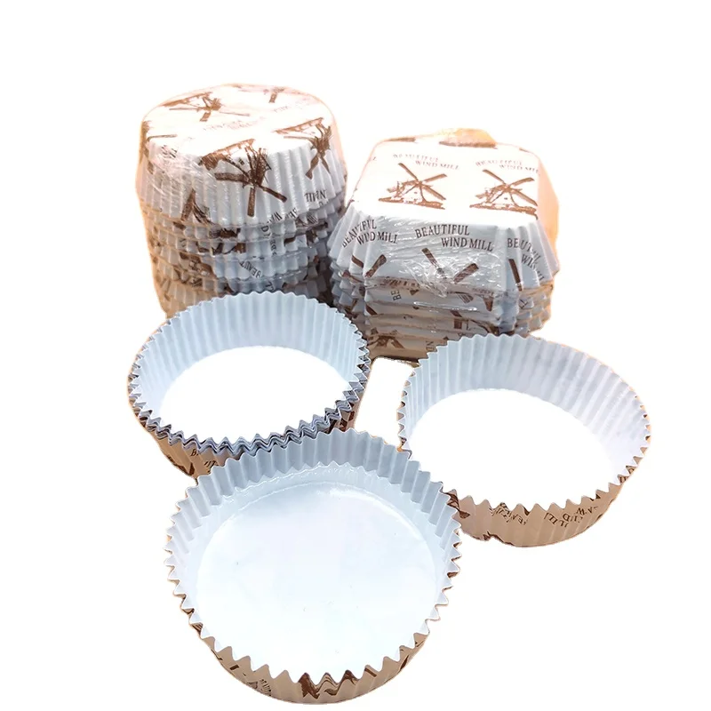 Полиэтиленовая бумага обертка для капкейков с маслом 8 см чашка для выпечки торта 100 штук Форма для маффинов торта