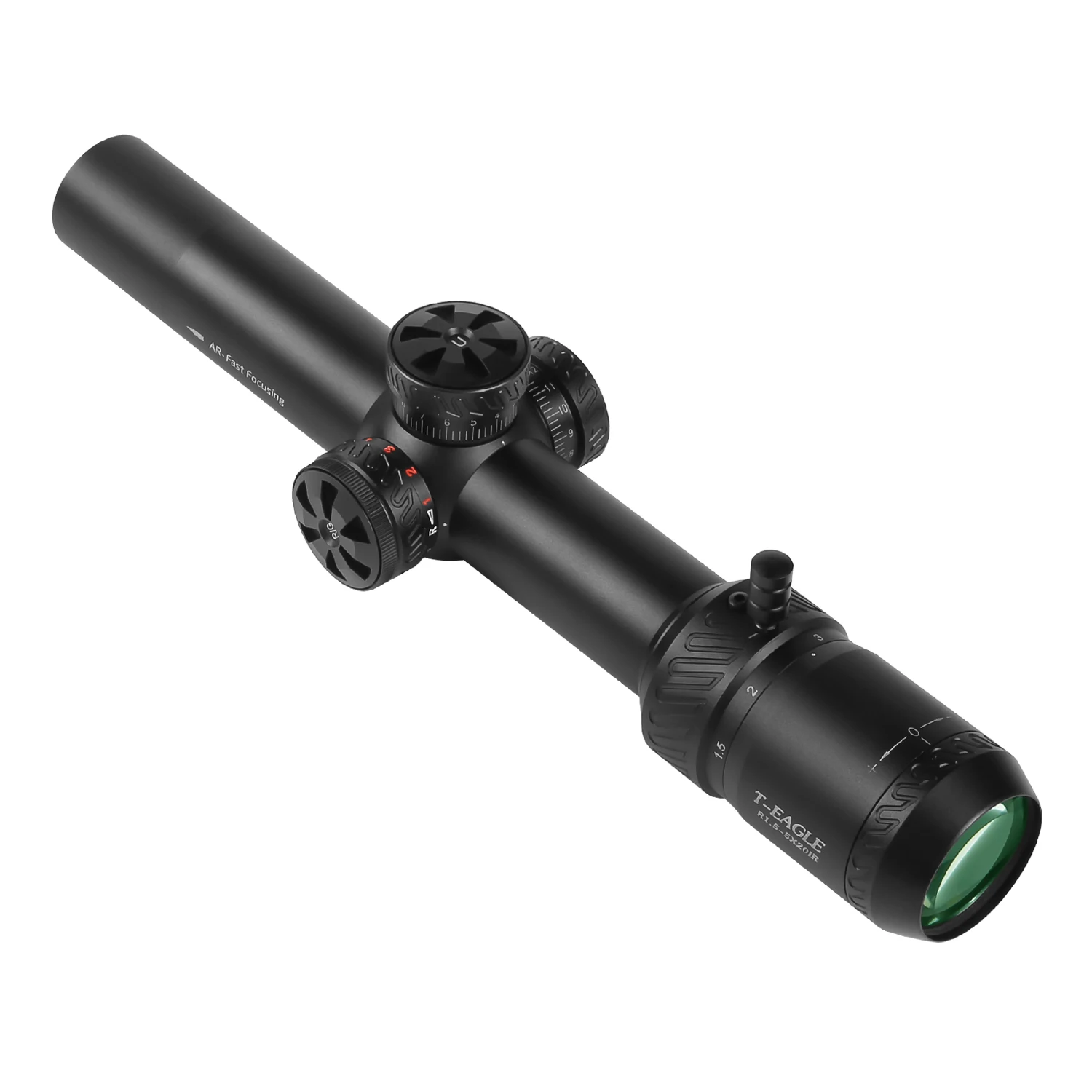 4x Magnification Binoculars Crosshair Pattern Telescopic Sight Red Dot Sight Waterproof Scope Mount Hollow Bar Wire Reticule