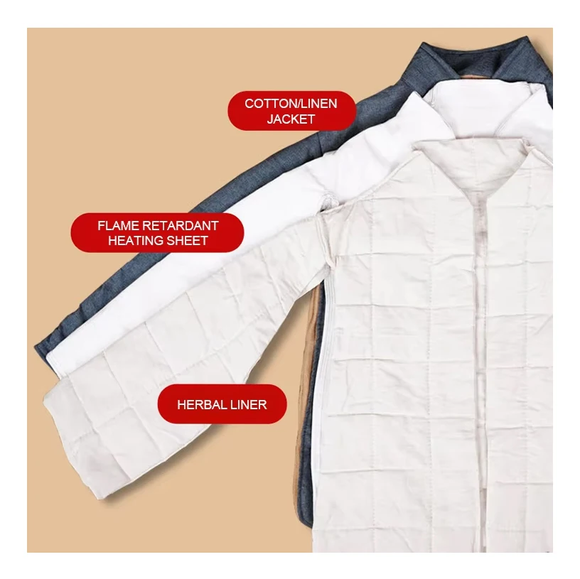 Lemei electrical heating moxibustion chest physiotherapy equipment vest airway claranc other massage products moxibustion vest