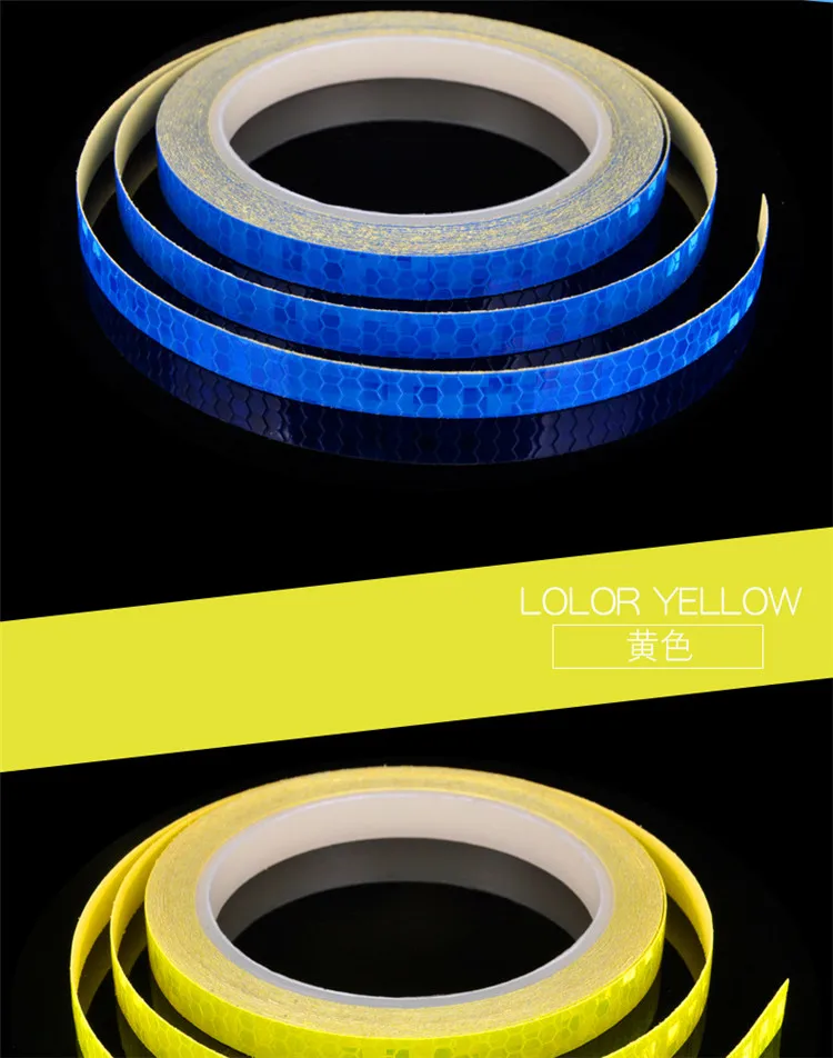  Luminous Safety Equipment Dead Flying Bicycle Motorcycle Wheel Body Sticker Bike Reflective Mountain