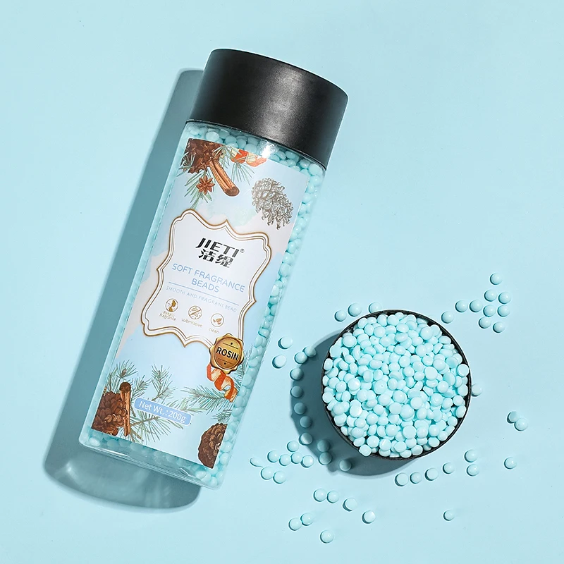 Source factory Real JIETI English sticker in stock premium aroma 5 flavorsLaundry Fabric Softener Scent Booster Beads