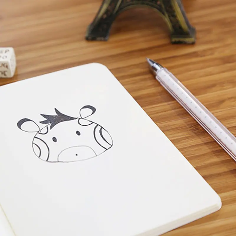 Office notebook Supplies Diary DIY Retro The Kraft Paper Blank Memo Pad Sketch Book Notepad