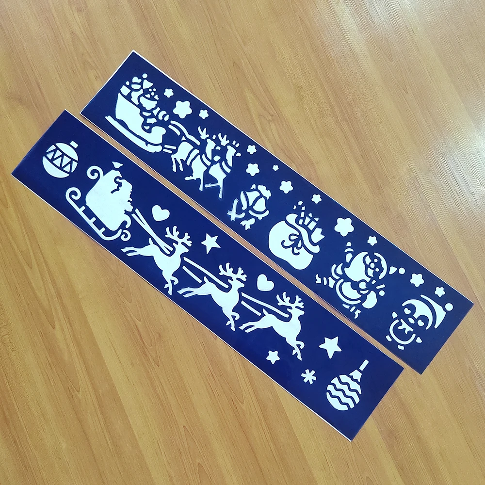 Wholesale PVC Wall Stencil Christmas Stencils For Wall Painting Decorating