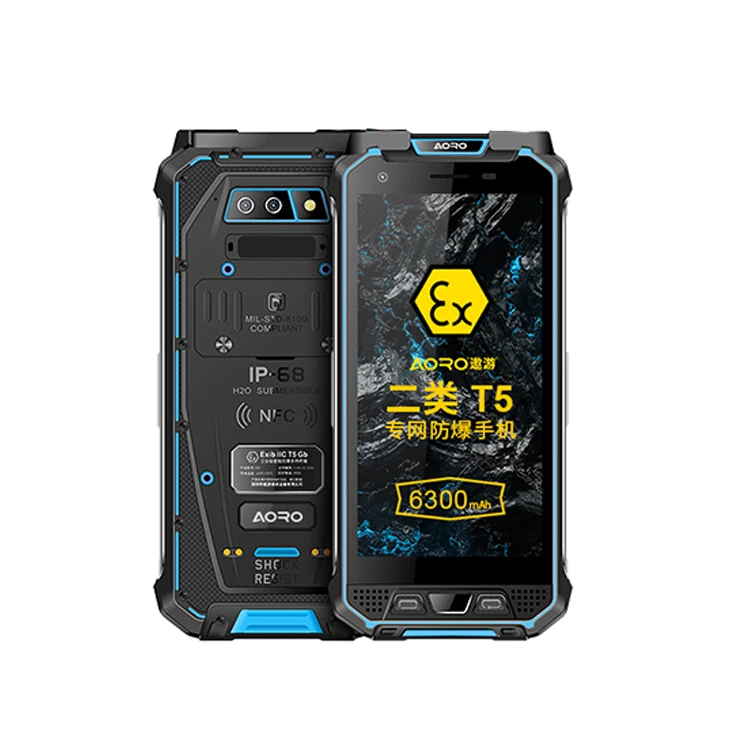 Wholesale Smartphone Portable Police Scanner RFID Android8.1 Waterproof Robuste Ip68 Explosion Rugged Zone 1 Atex Mobile Phone
