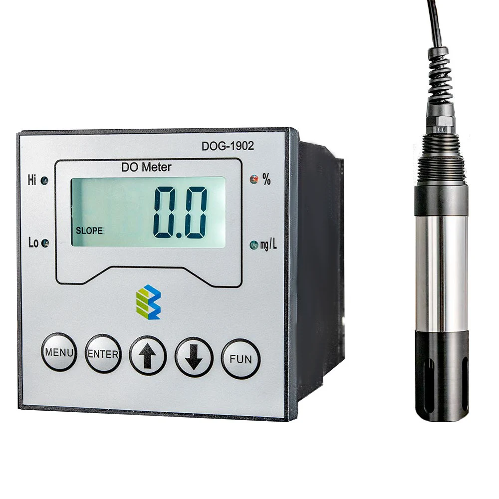 DOG-1902 Digital Biochemistry Online Do Controller Water Dissolved Oxygen Tester Meter With Do Sensor Electrode Probe