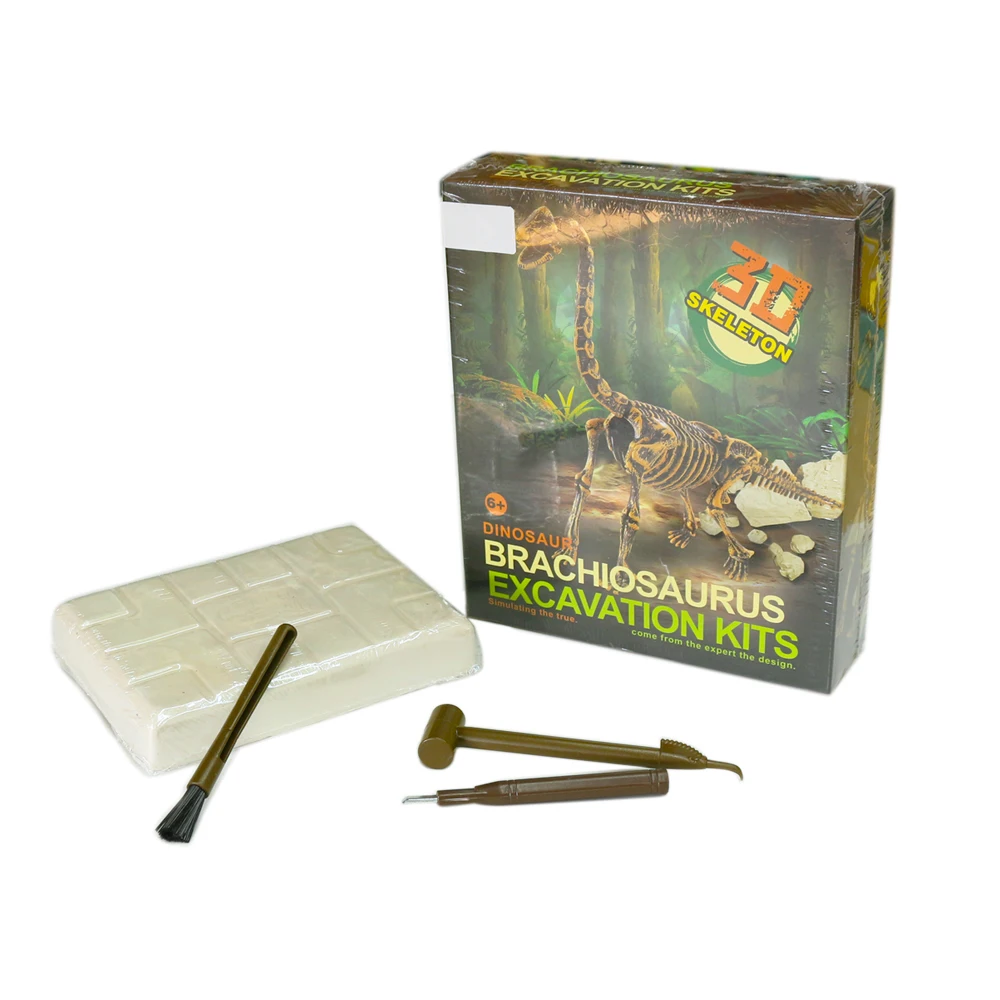Dig It Out Game Science Archeology Kit Diy Dinosaur Skeleton Educational Toy Kids Children