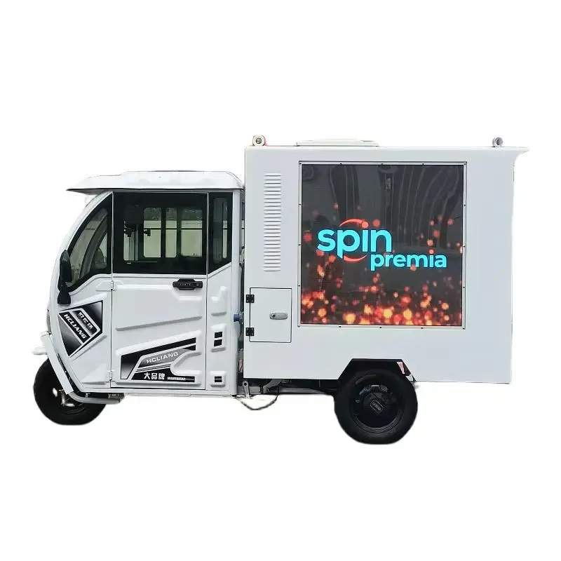 2023W 960*960mm JCT Tricycle Electricity with LED Display Vehicles for Displaying Promotional Contents Brands