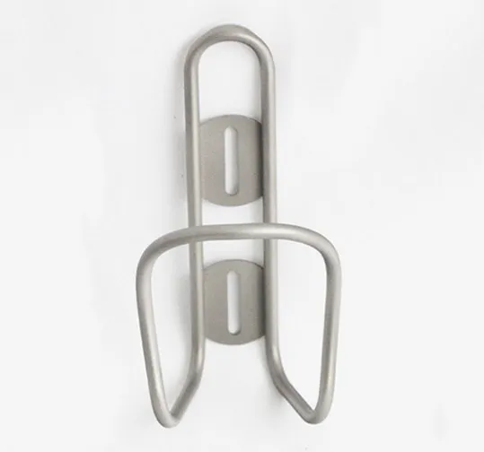 Factory Price Titanium Water Bottle Drink Cup Holder For Bicycle With Handing Brush