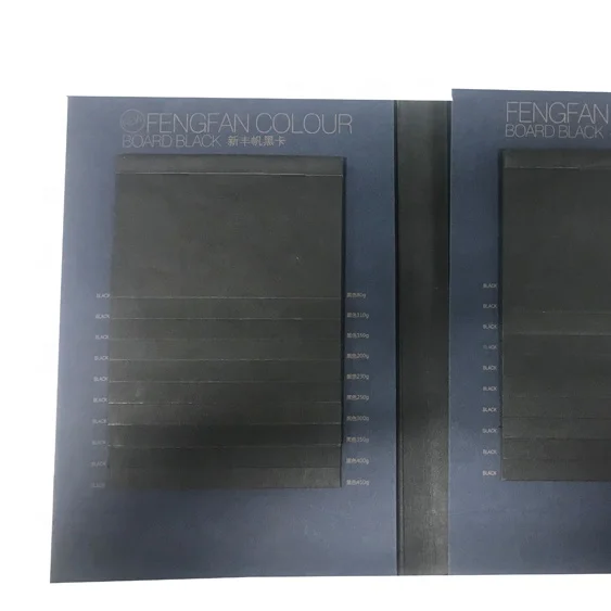 High Folding Strength Black Chipboard Paper Roll And Sheets