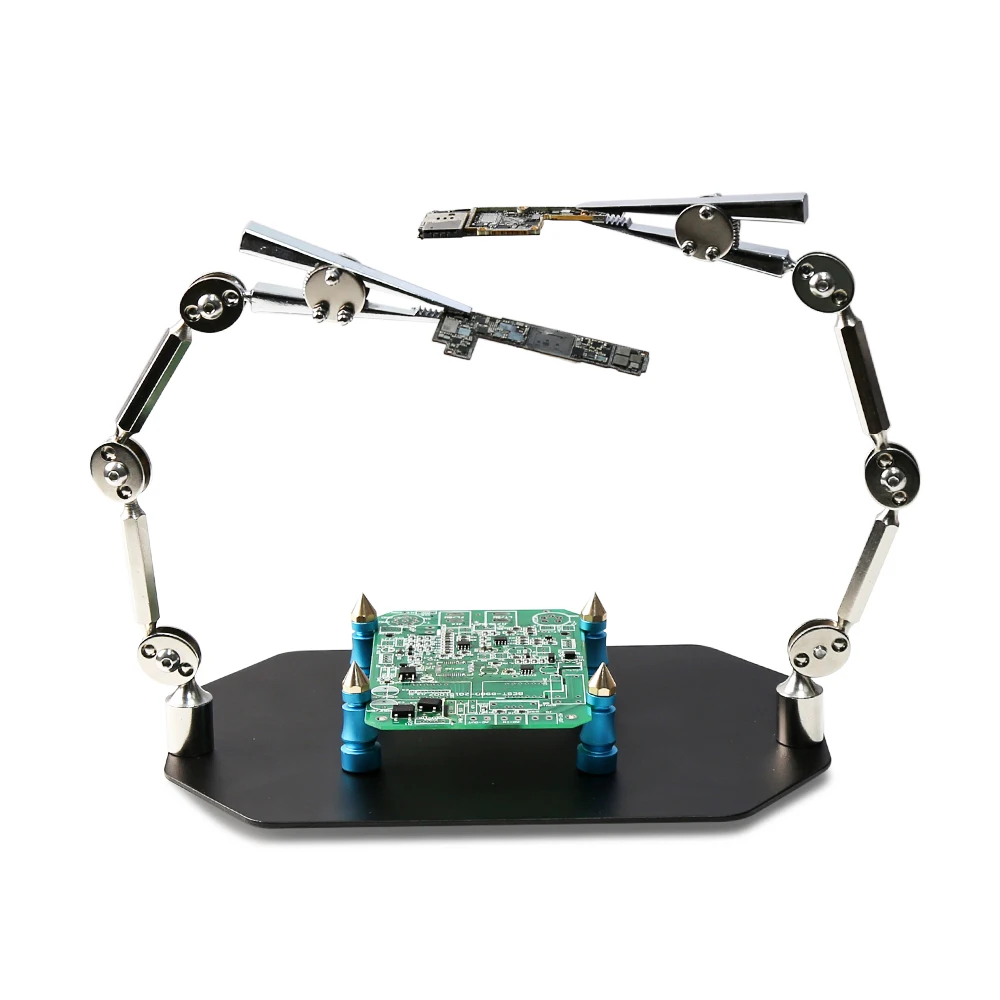 BST-168K Desk Clamp Soldering Station Holder PCB Alligator Clip Multi Helping Third Hand Tool for Welding Repair