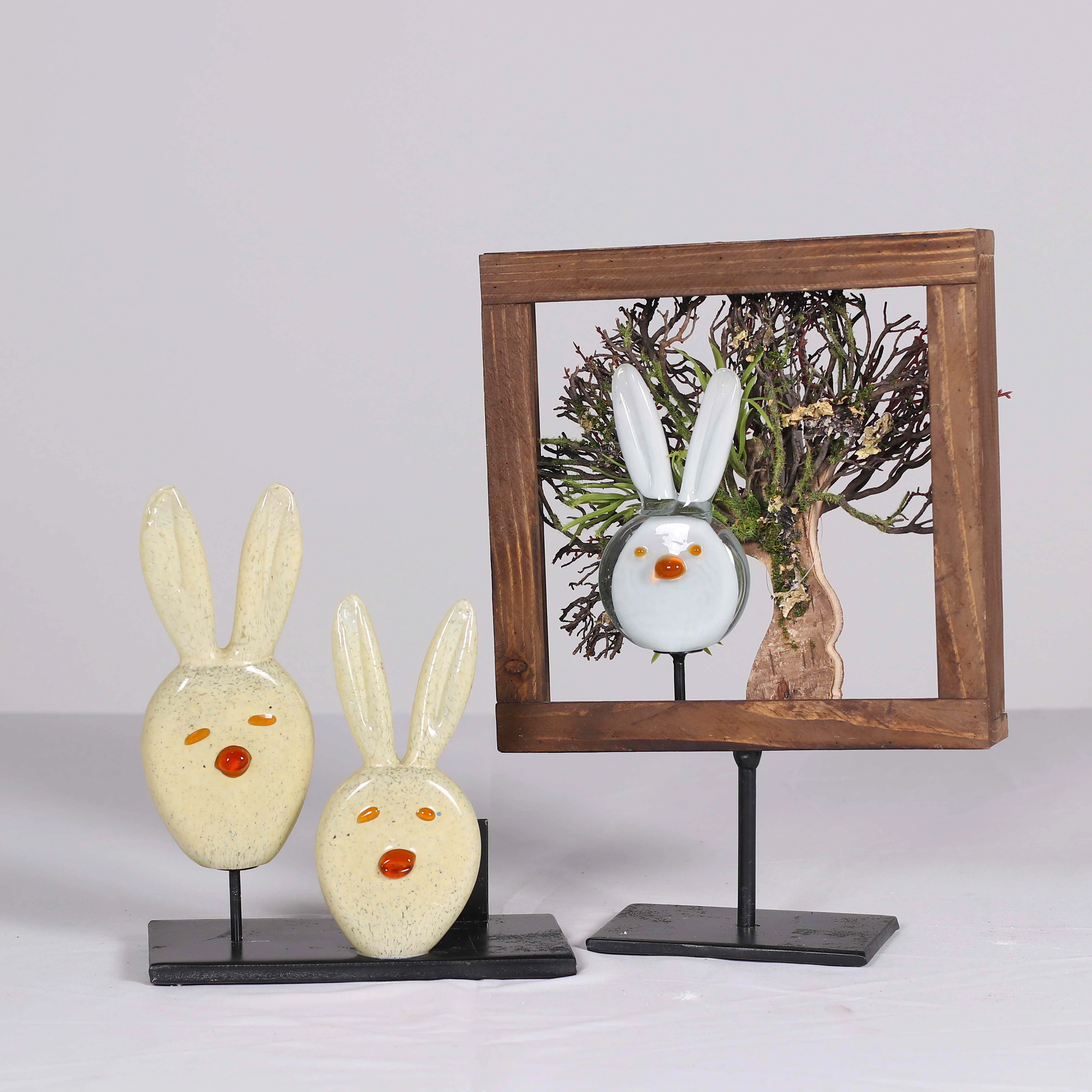 Сделано в Китае, модные украшения дома и принтом «кролик в очках»